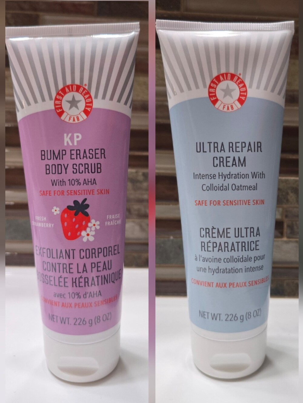 First AID Beauty Body Exfoliant And Moisturizer Set